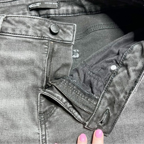 Simply Vera Verawang Womens High Rise Skinny Embroidered Floral Black Denim Jean - Picture 13 of 16